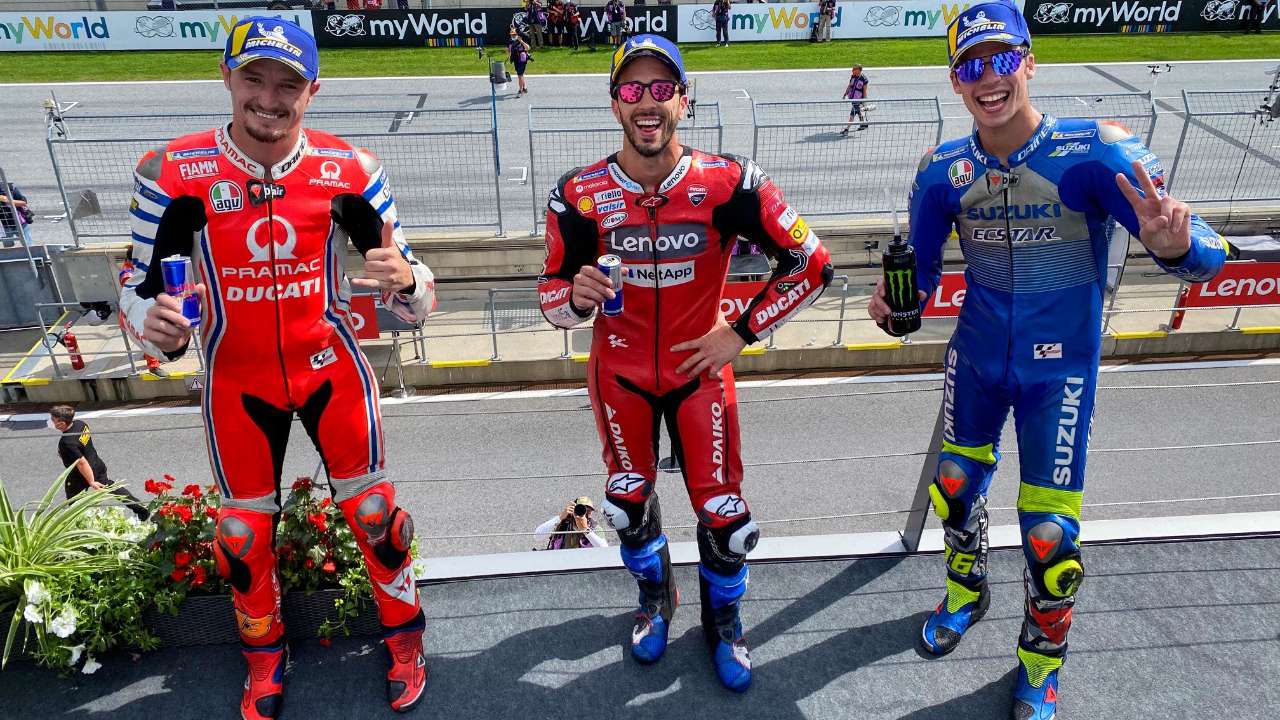 Ducati's Dovizioso wins Austrian GP after crash halts race