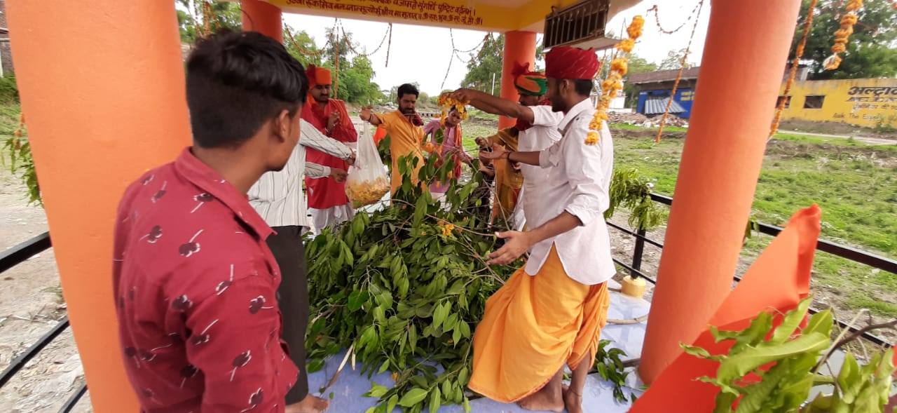 Pran Pratishtha Mahotsava organized at Mahadev Ghat