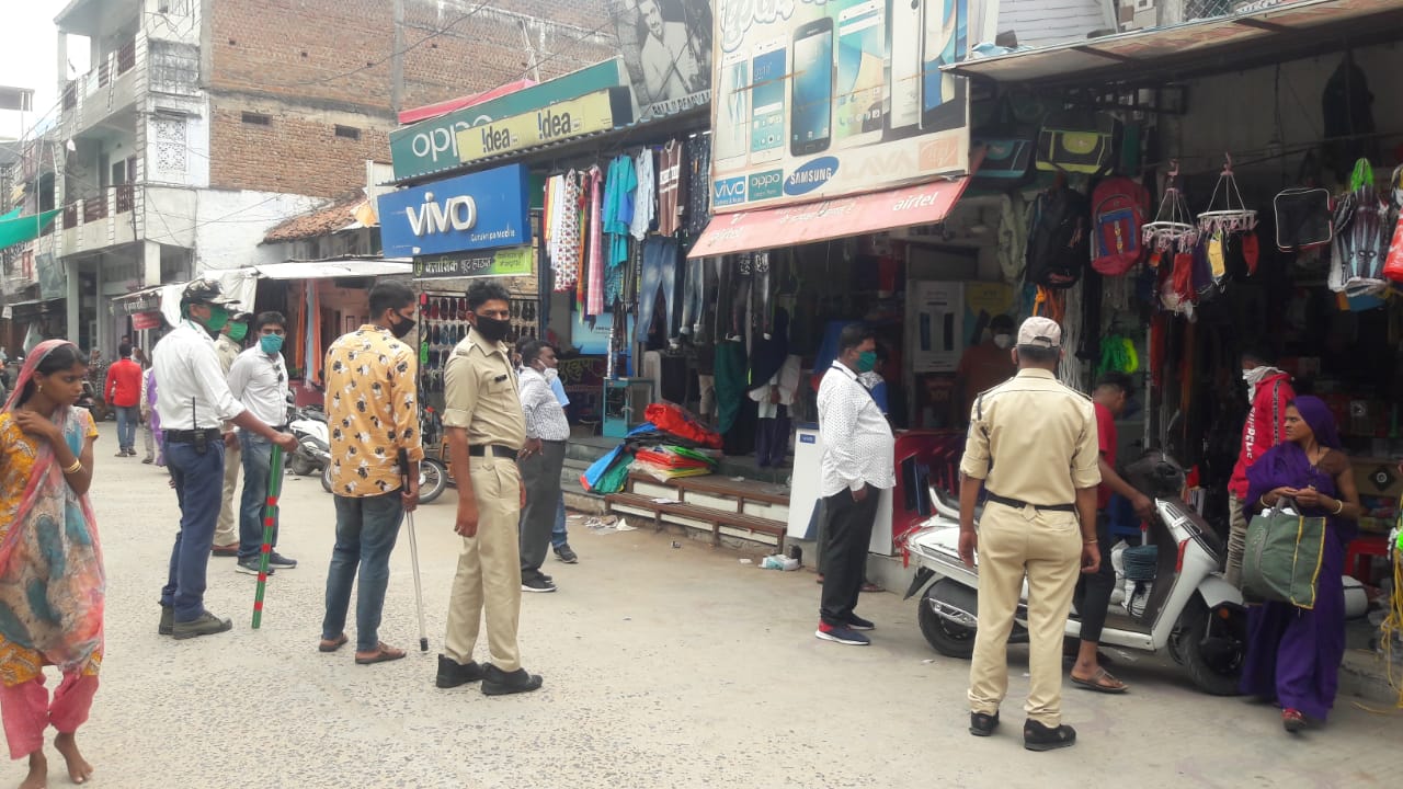 Action against shoppers wearing masks