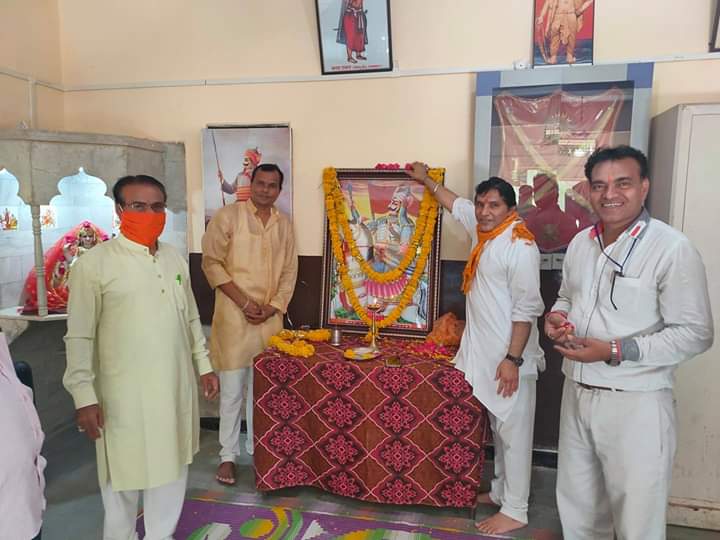 Celebrated the birth anniversary of Maharana Pratap in alirajpur