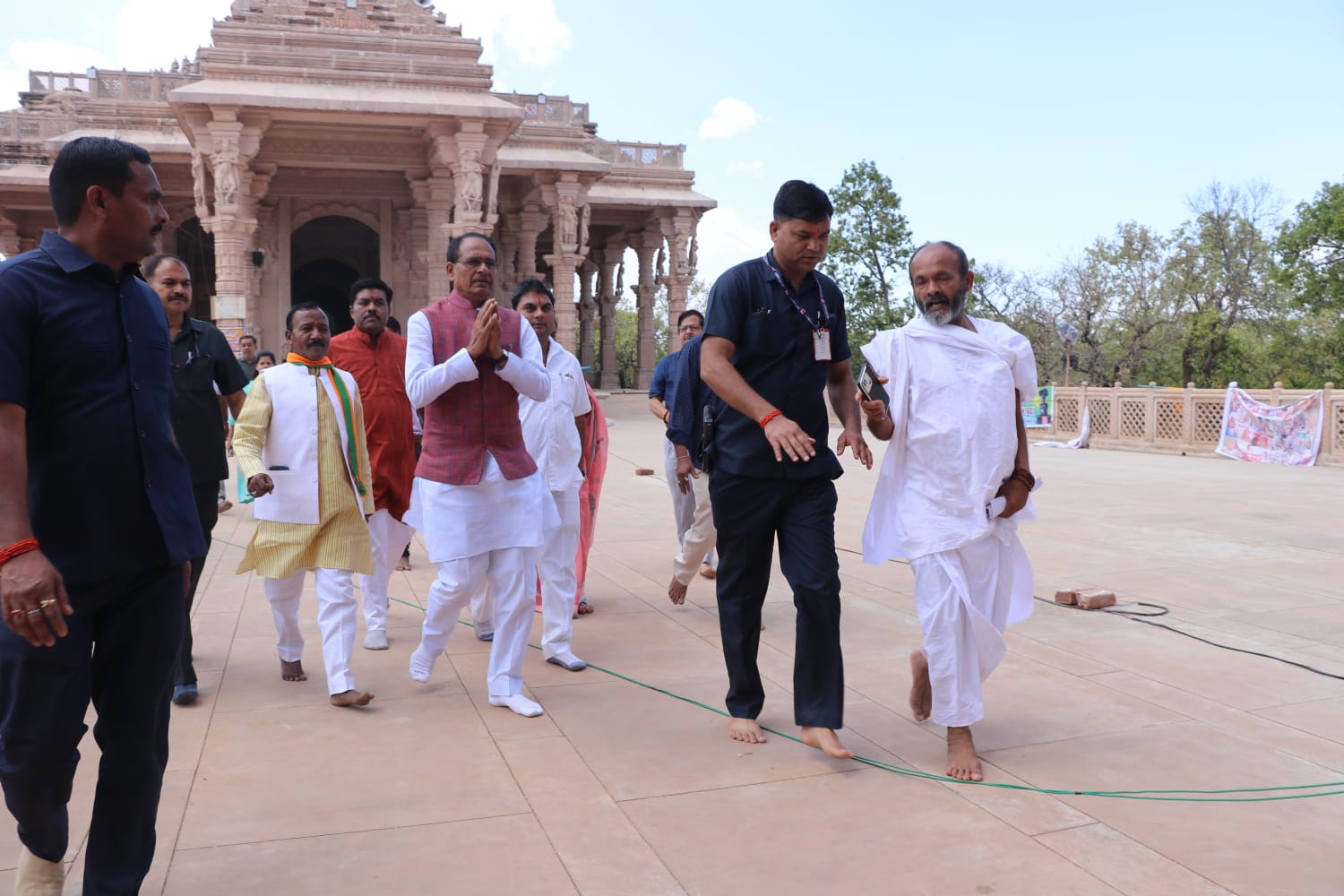 cm shivraj in amarkantak