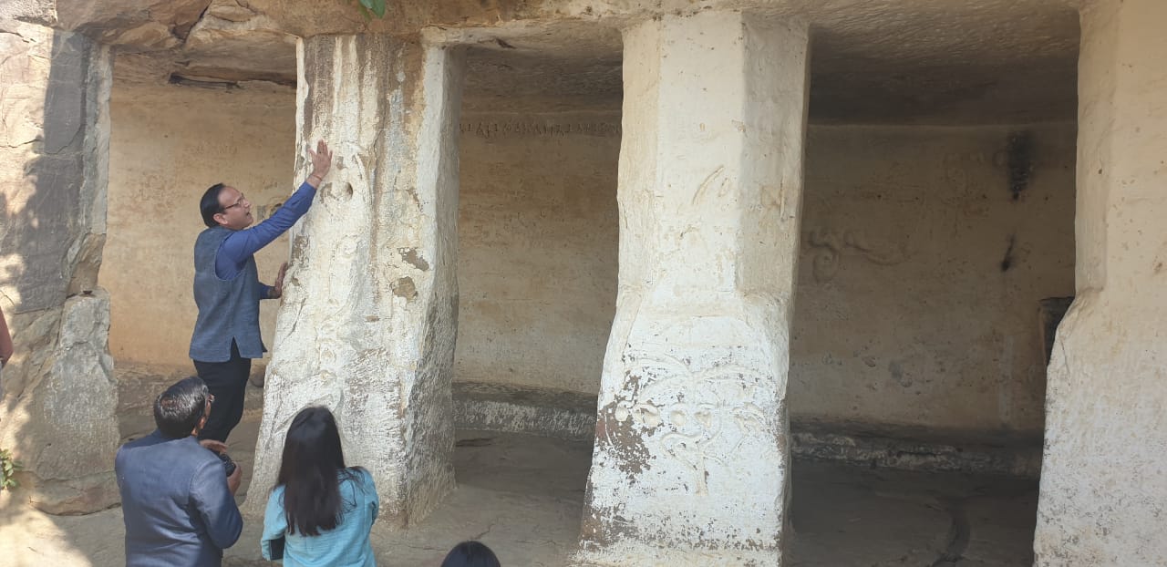 Collector visits Shivlahara caves