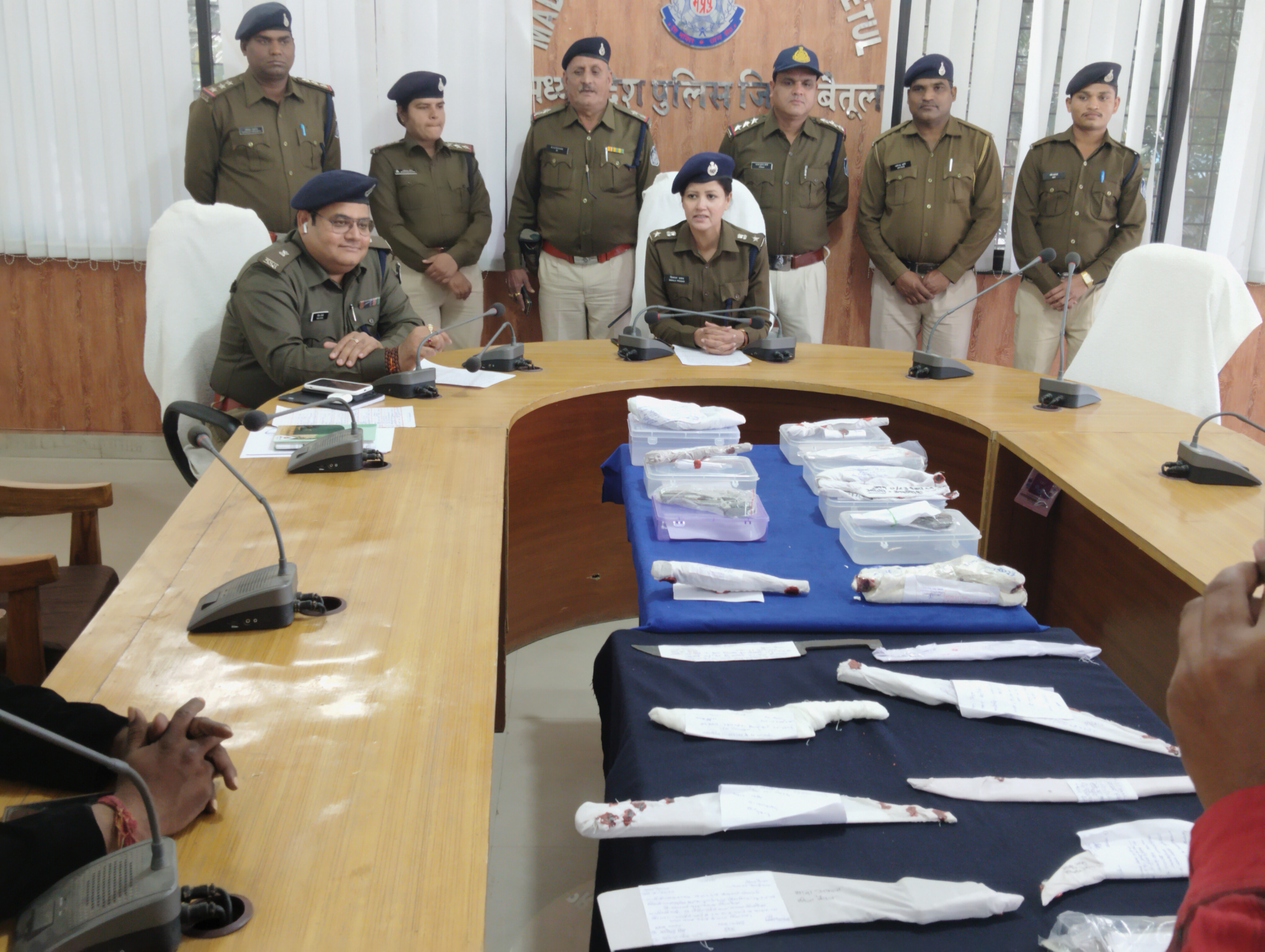 betul police recovered weapons