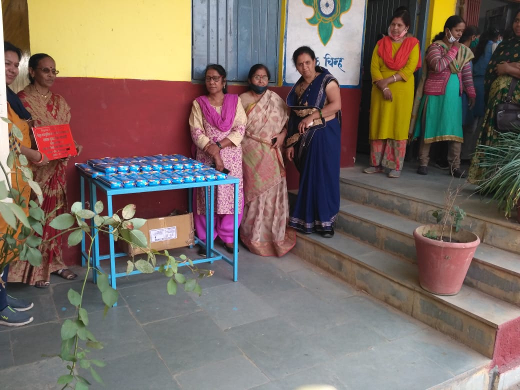 Sanitary Padbank Launched Kodaroti Village  in Betul