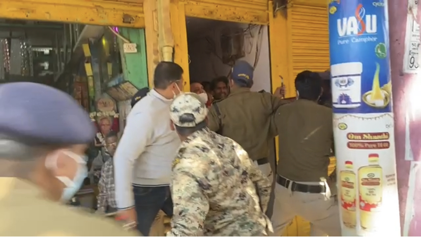 Tension over removal of encroachment in Bhind