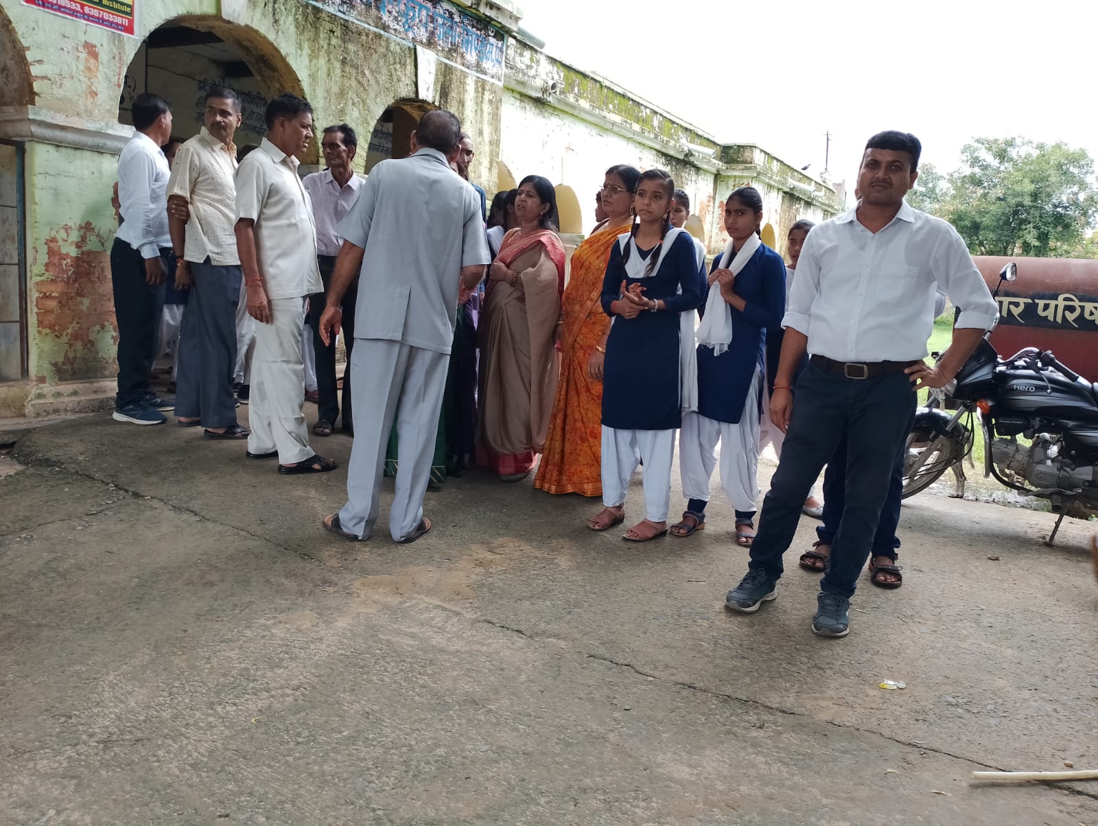 Bhind Girl Students Protest