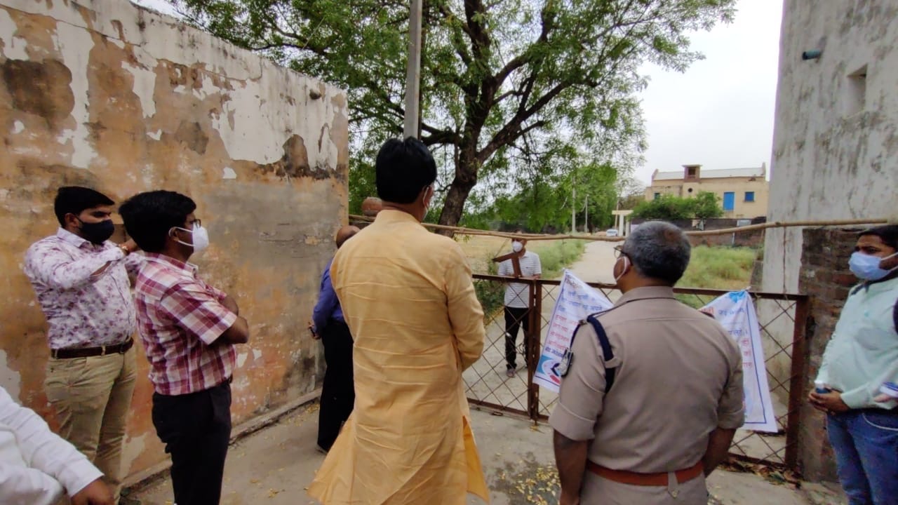 MINISTER OPS BHADORIYA TOOK INSPECTION OF VILLAGES IN BHIND