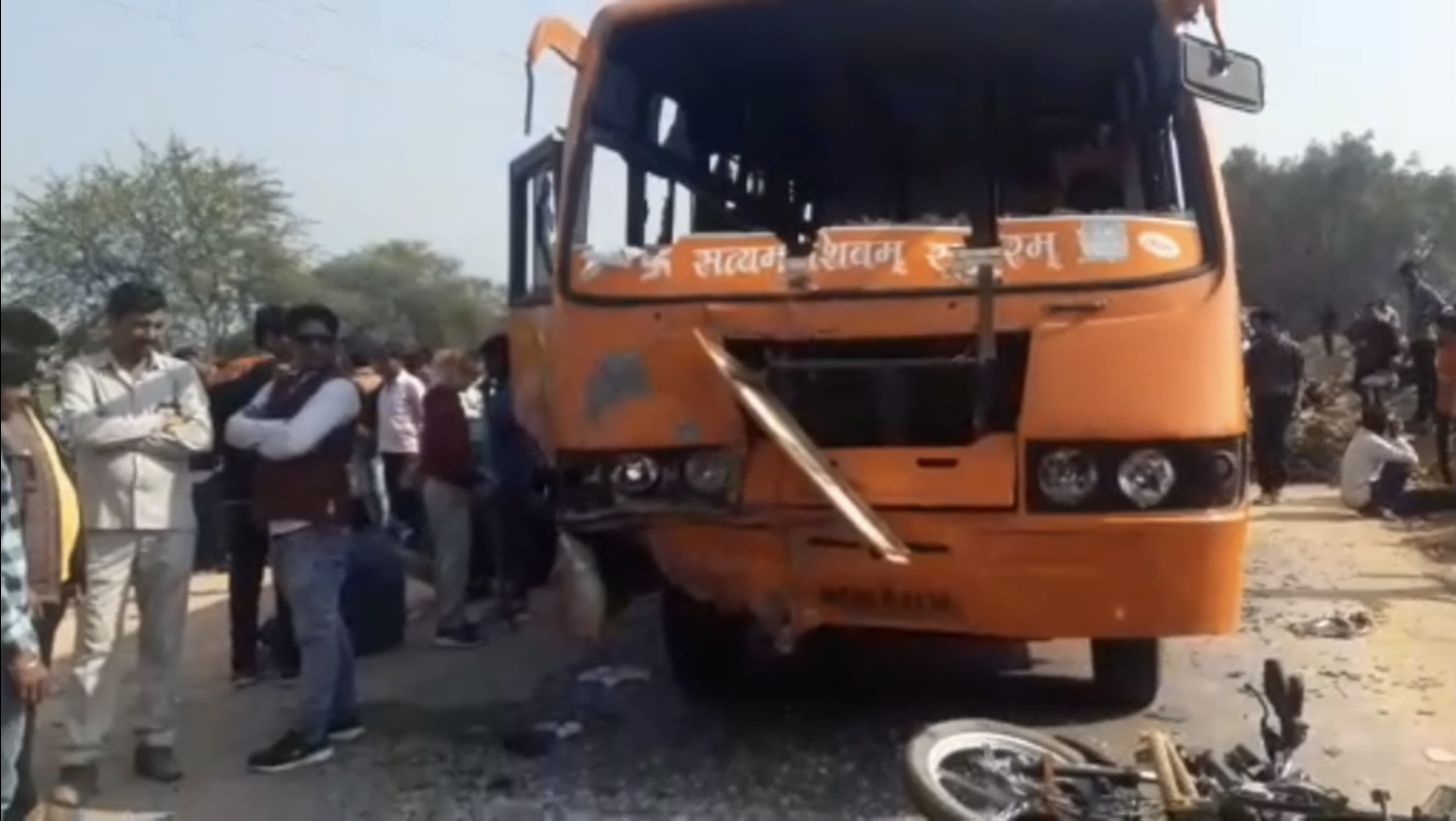 Road accident in bhind