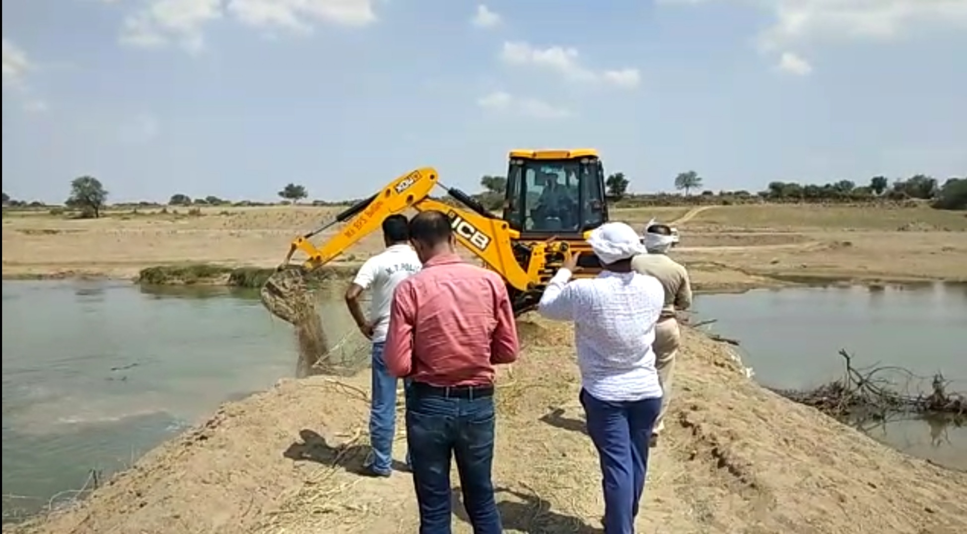 action on illegal sand mining