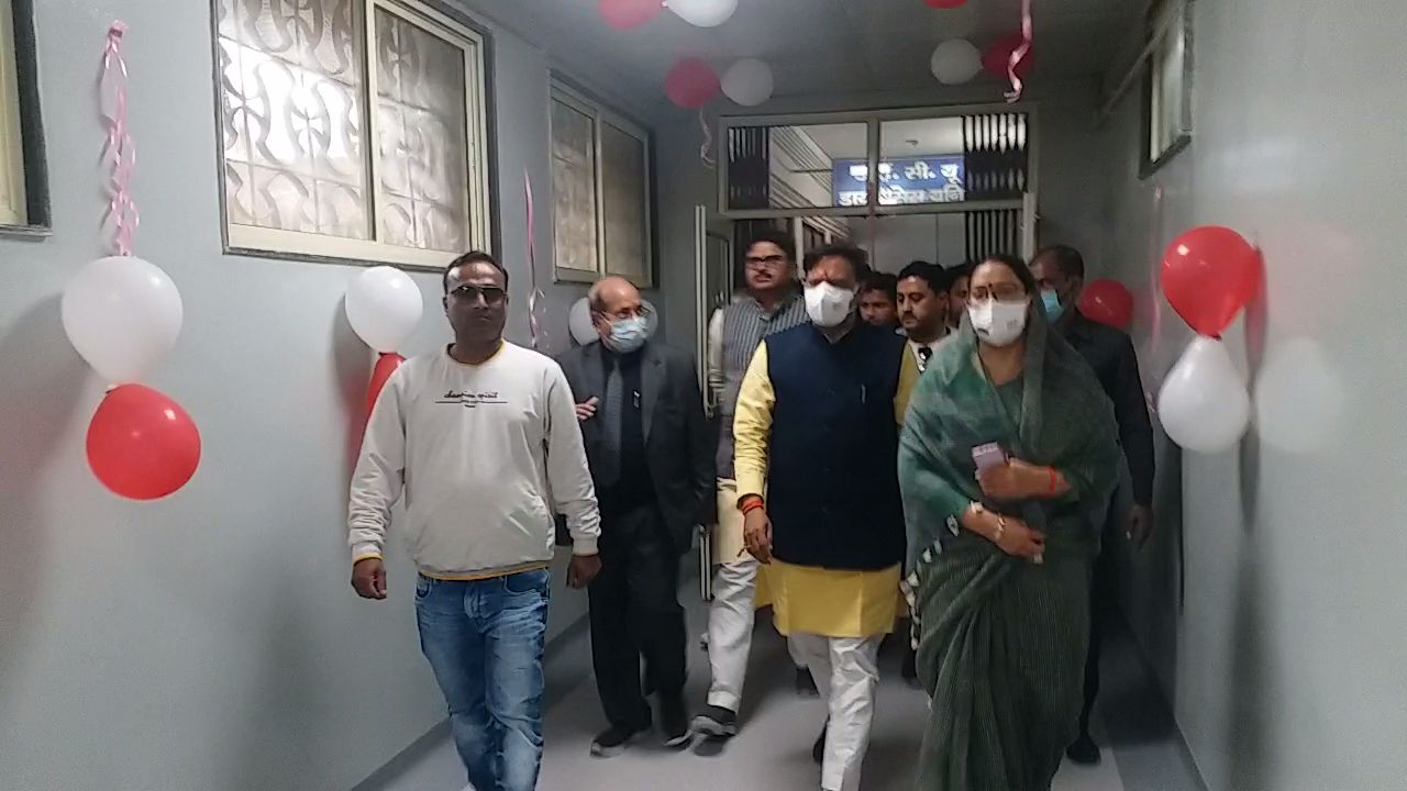 Minister Arvind Bhadauria inaugurated two oxygen plants Bhind District Hospital