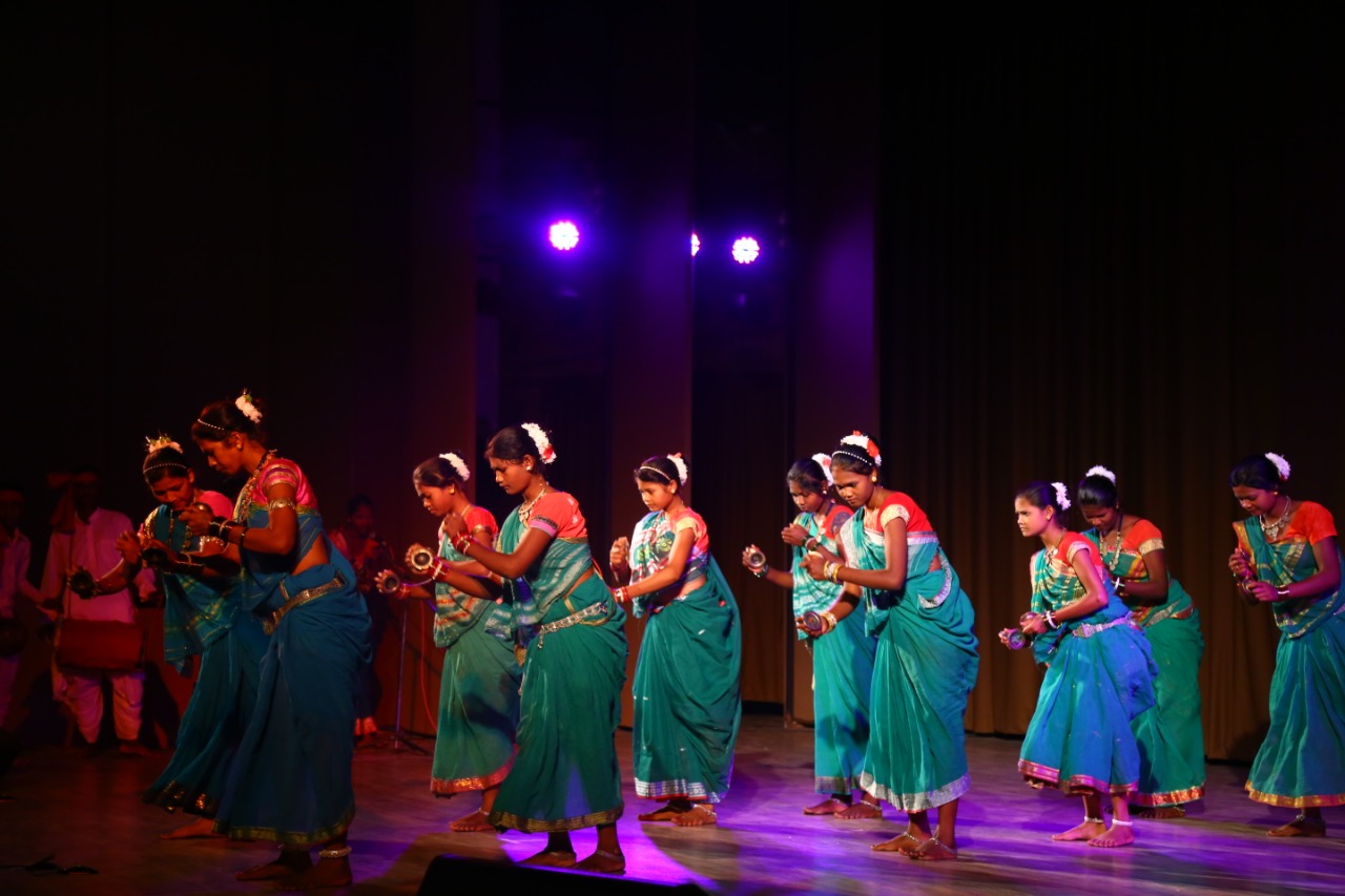 Bharatiya tribal dance performed