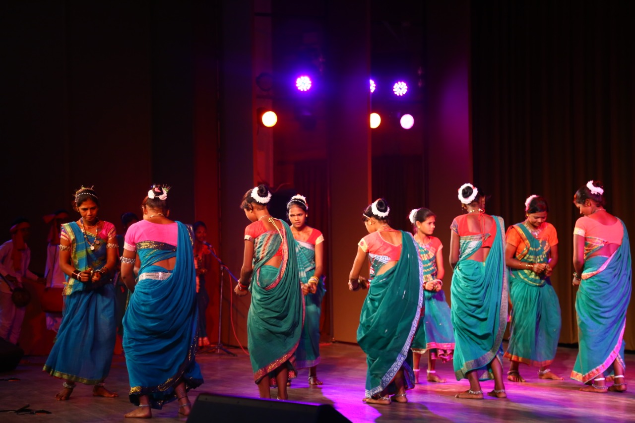 Bharatiya tribal dance performed