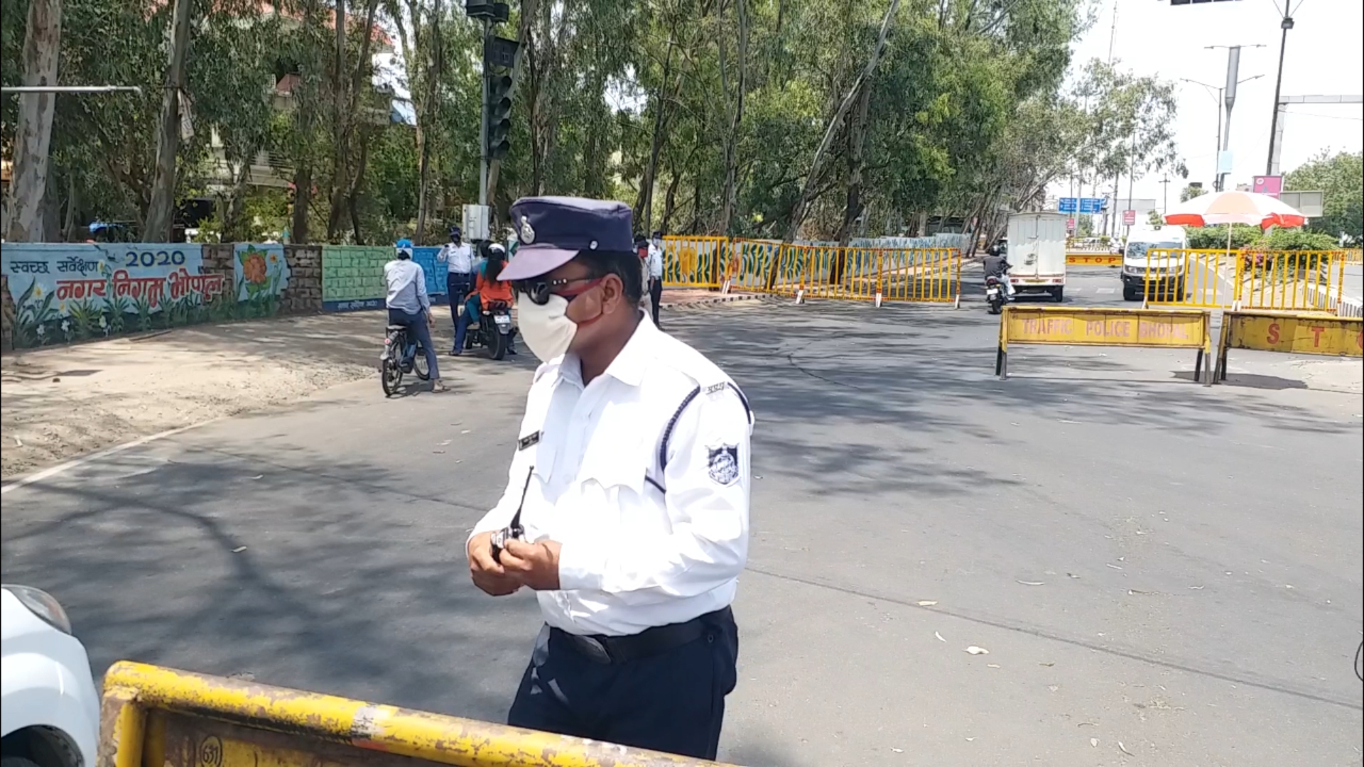 Bhopal Traffic police personnels