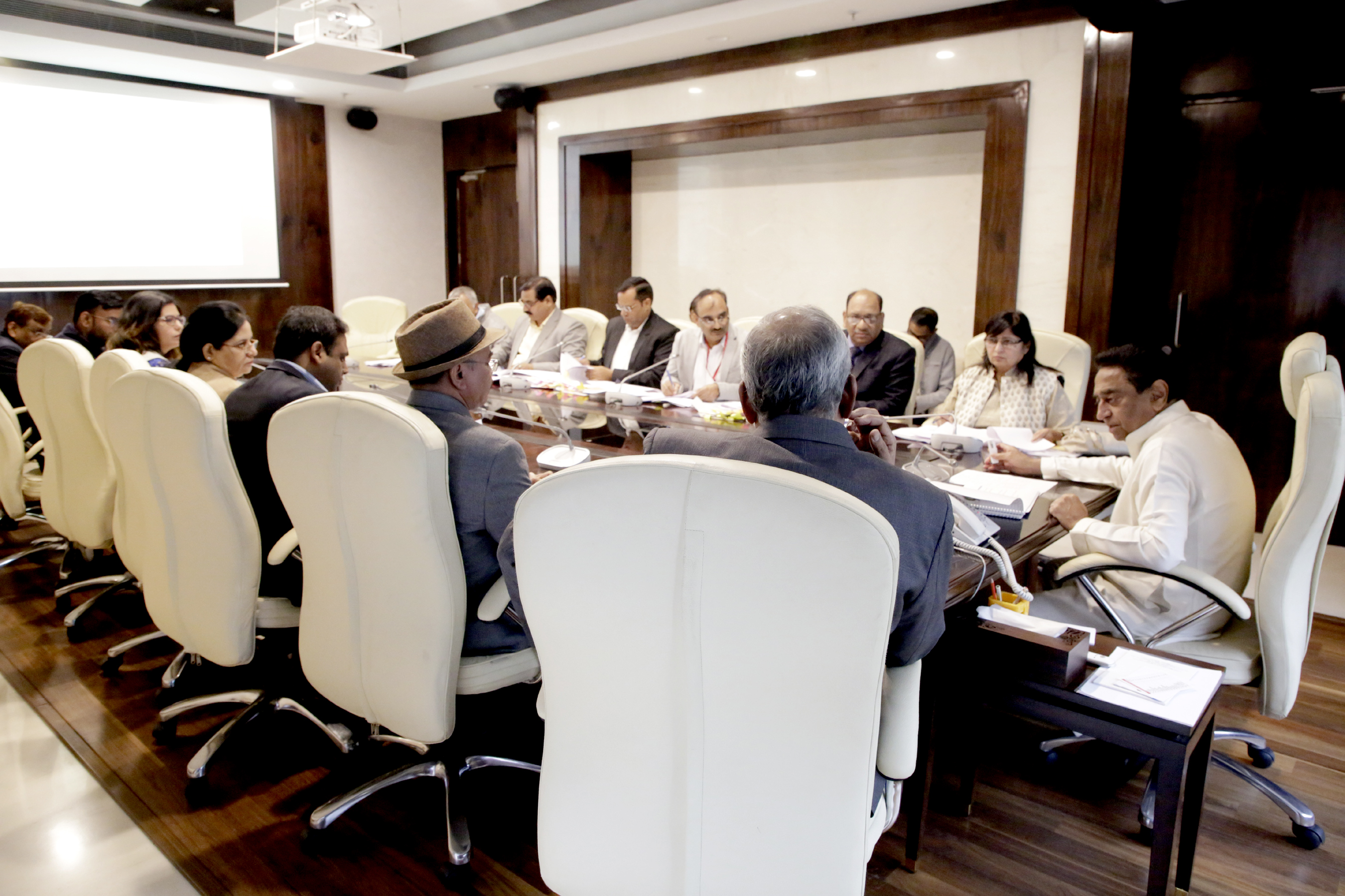 CM taking review meeting of AYUSH department