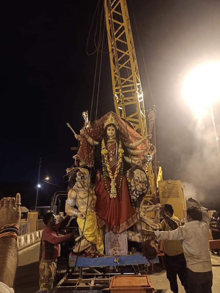 Immersion of durga idols