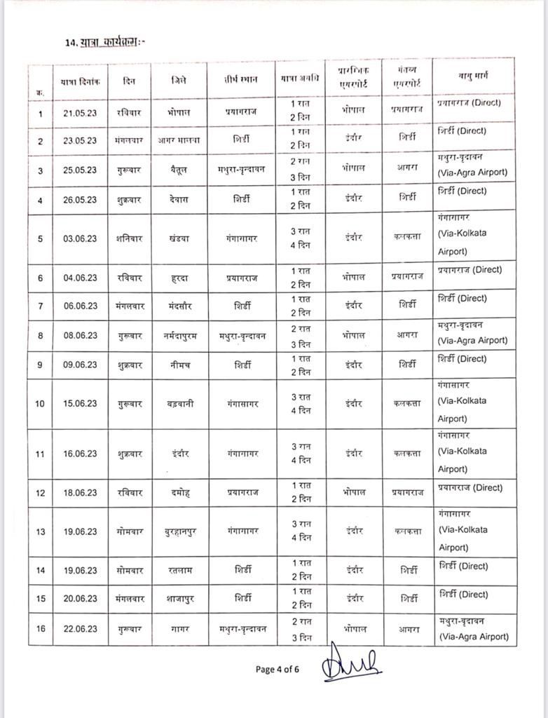 Mukhyamantri Teerth Darshan Yojana