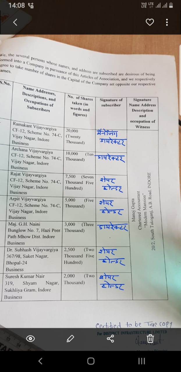 Case filed against accused in EOW Bhopal