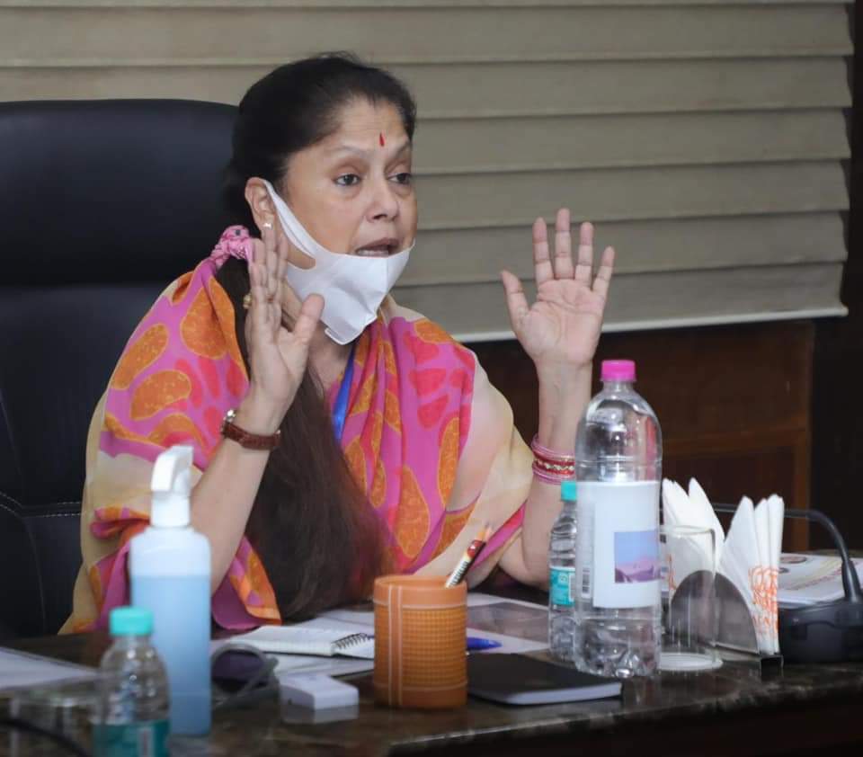 Sports Minister Yashodhara Raje Scindia