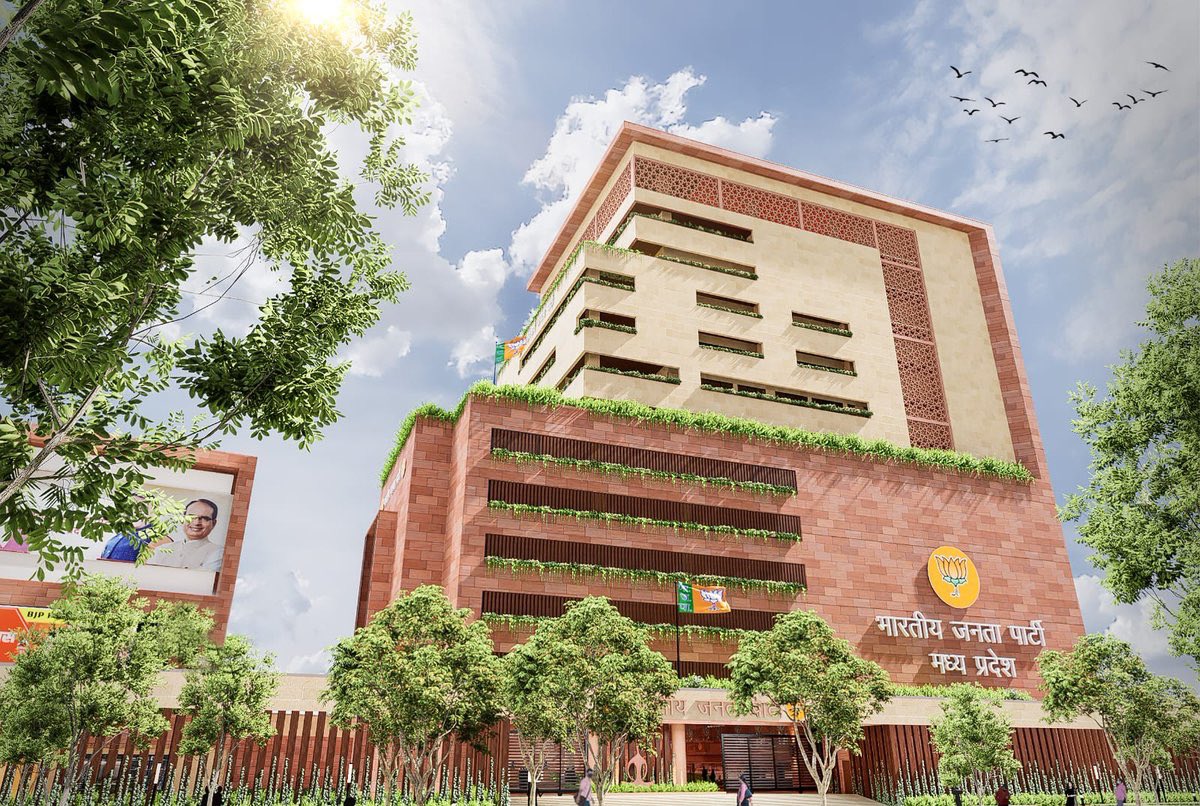 New BJP Office in Bhopal