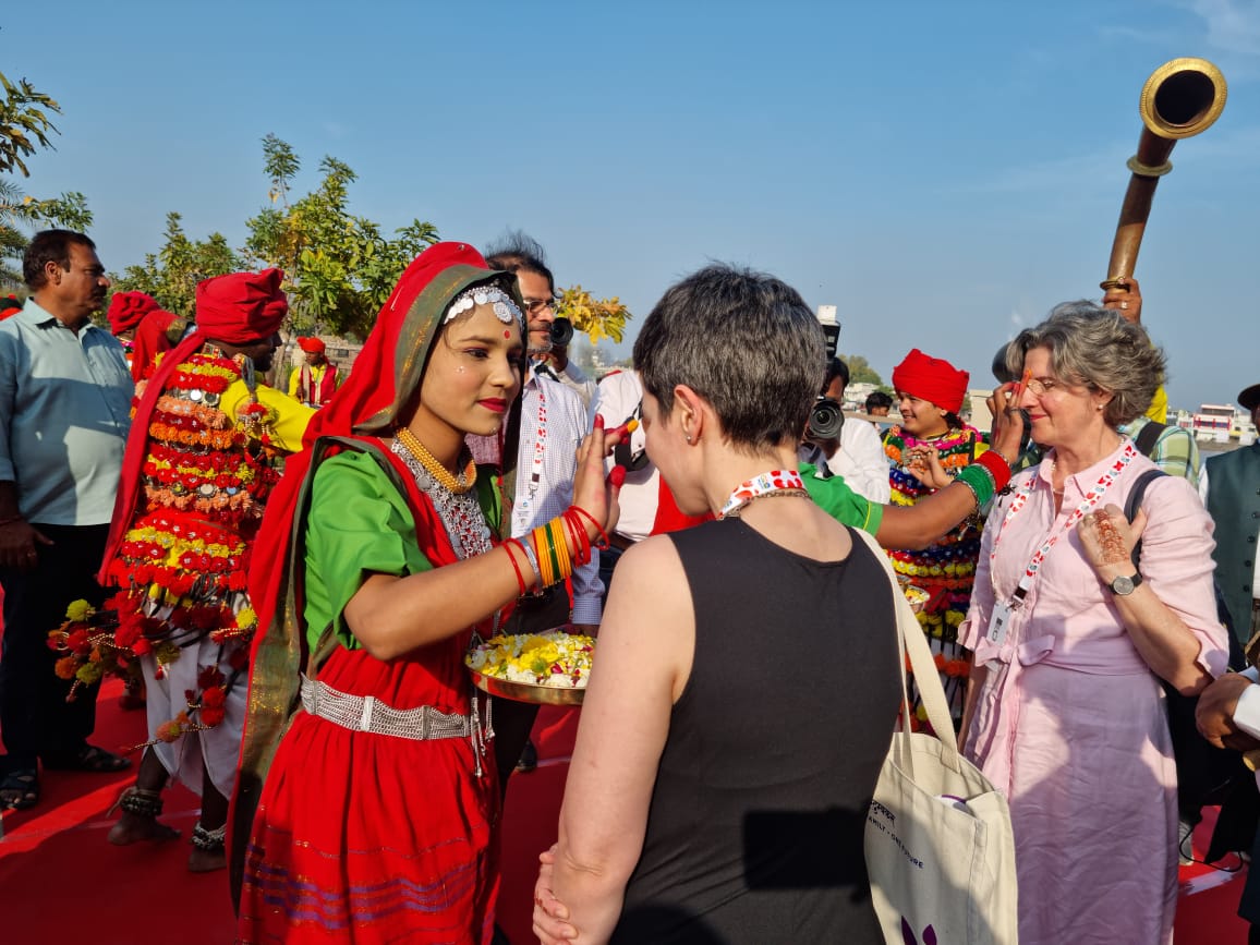 G 20 delegates visited temples of Khajuraho