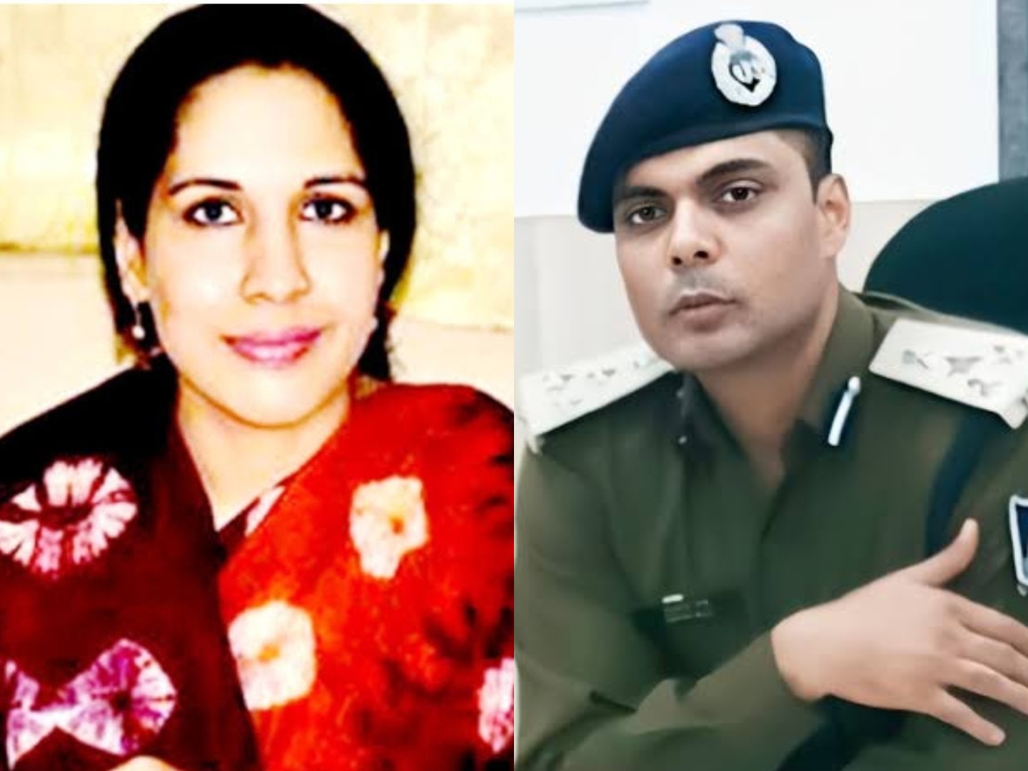 IPS Irshad Wali and IAS Sufia Farooqui