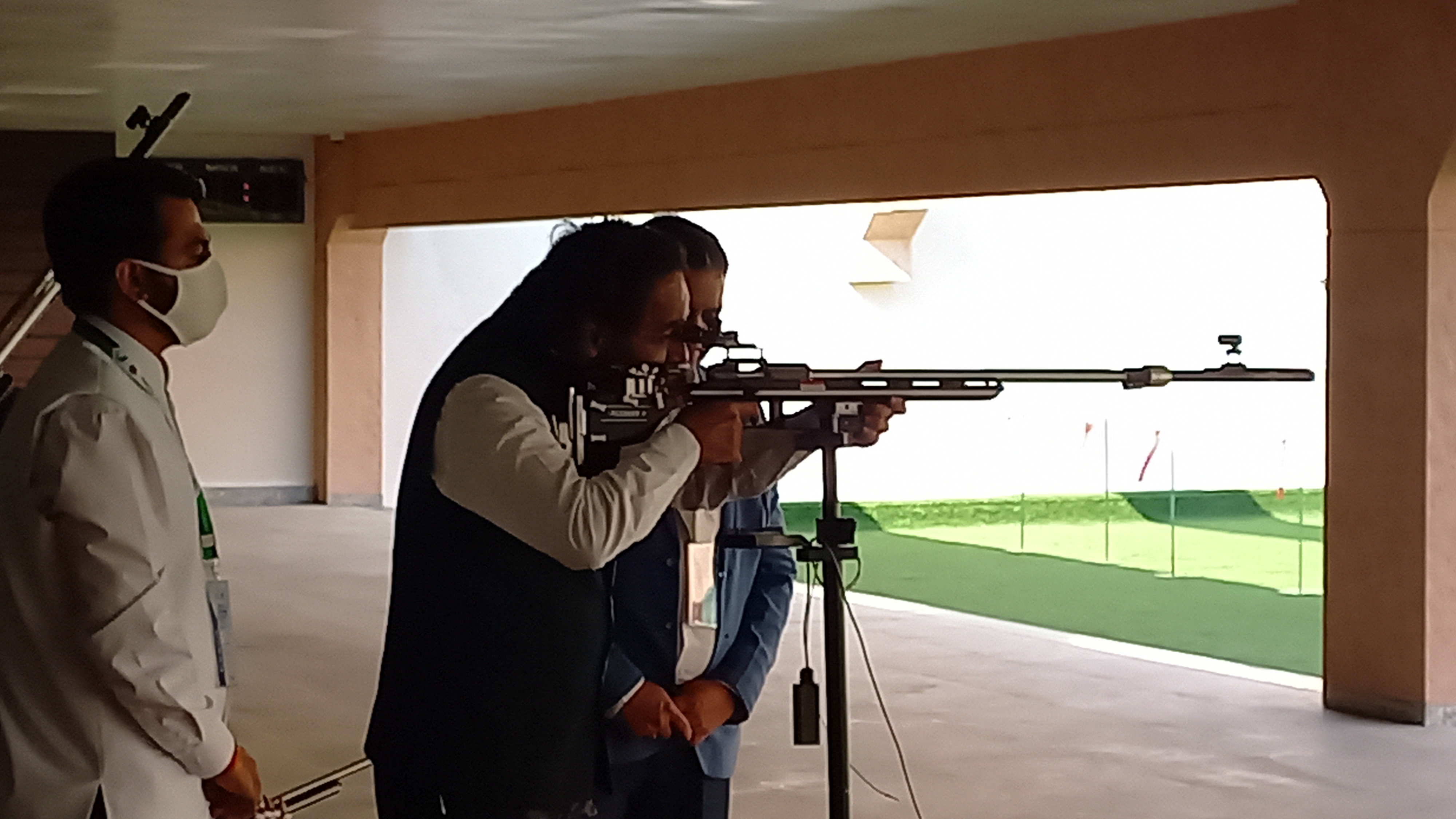 64th national shooting championship begins sports complex mp