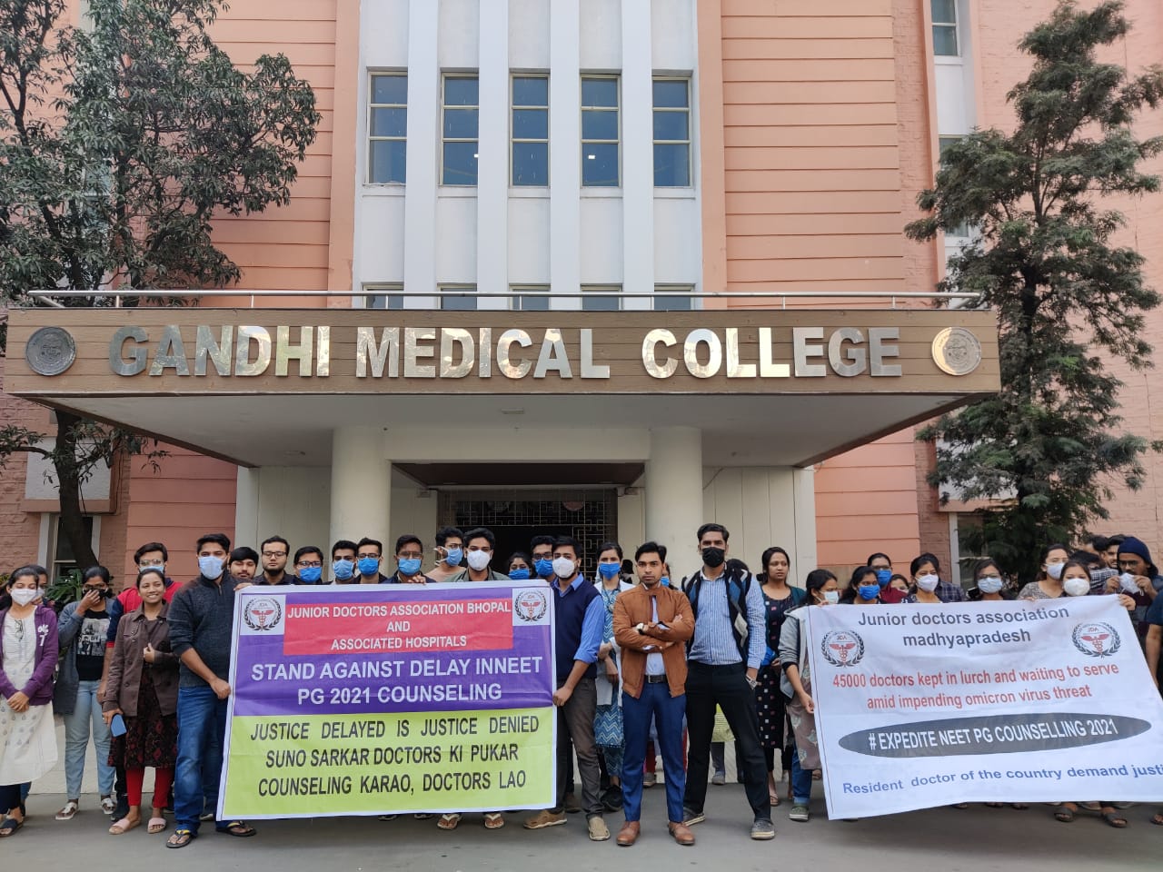 Junior doctors strike over delay in NEET PG counseling