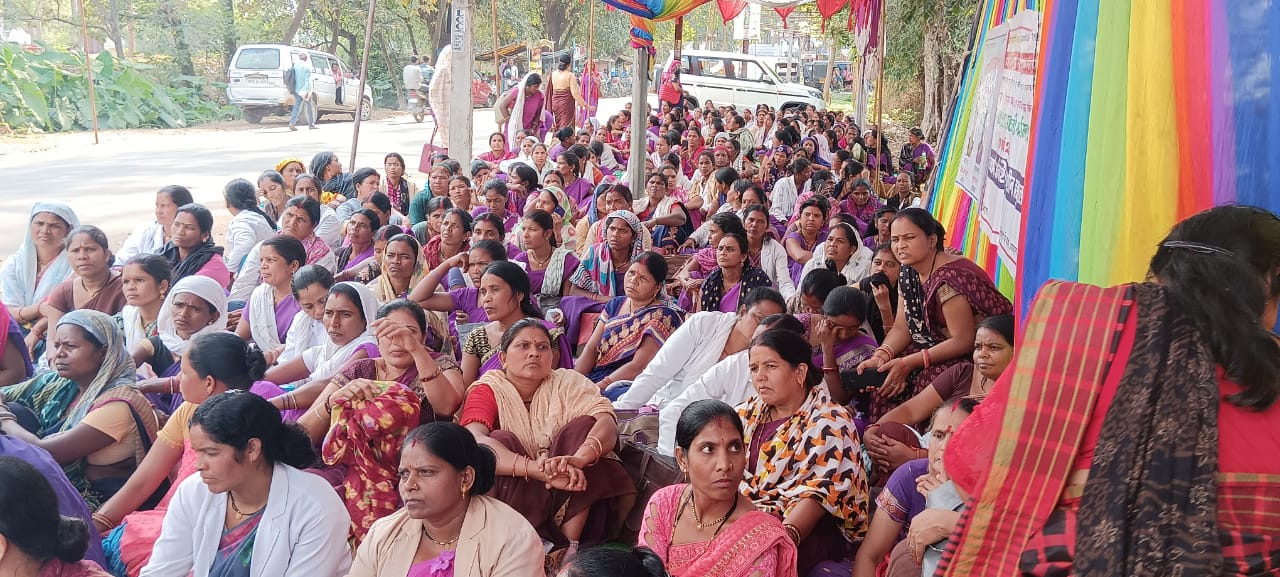 MP Asha worker strike