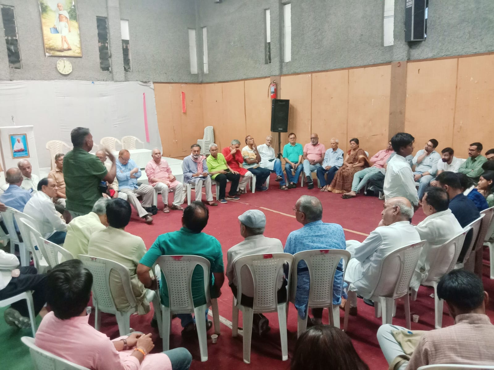 Yogendra Yadav meeting in Bhopal