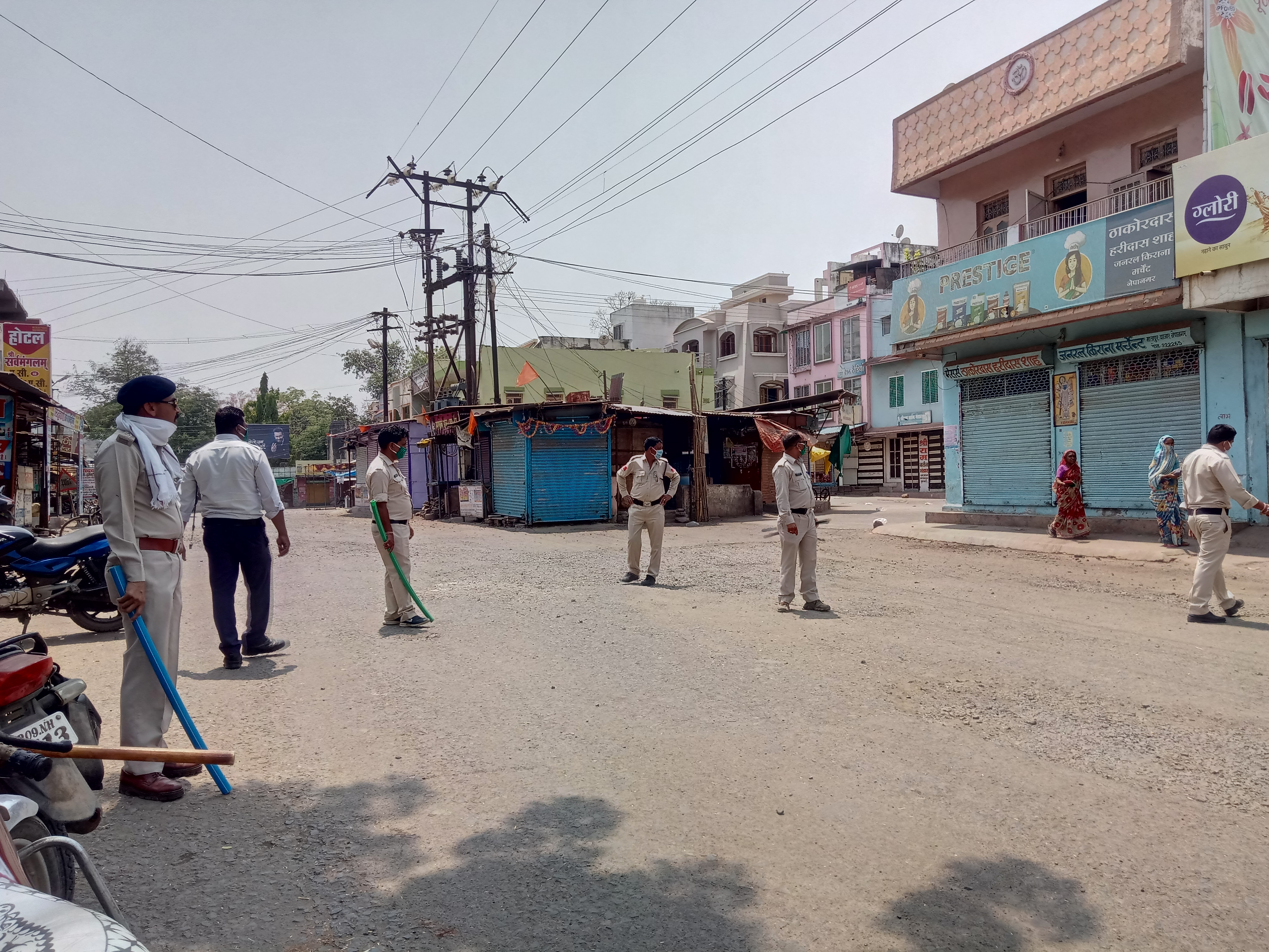 Police has evacuated vehicles in Burhanpur