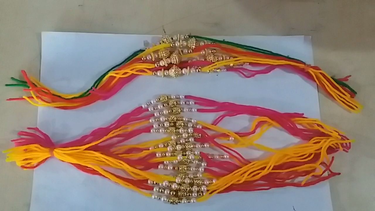 Divyang made rakhi