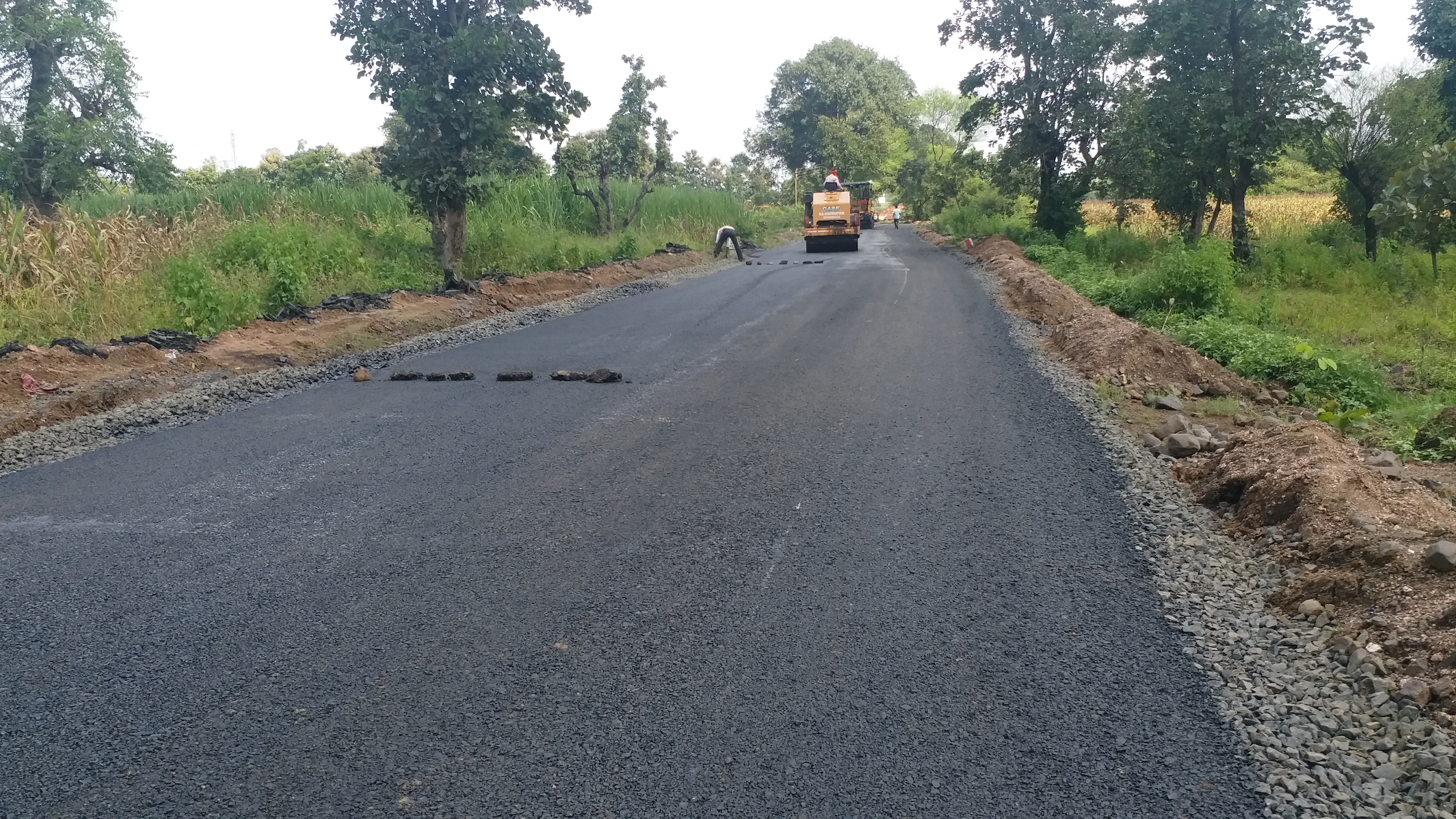 Road built under Pradhan Mantri Sadak Yojana