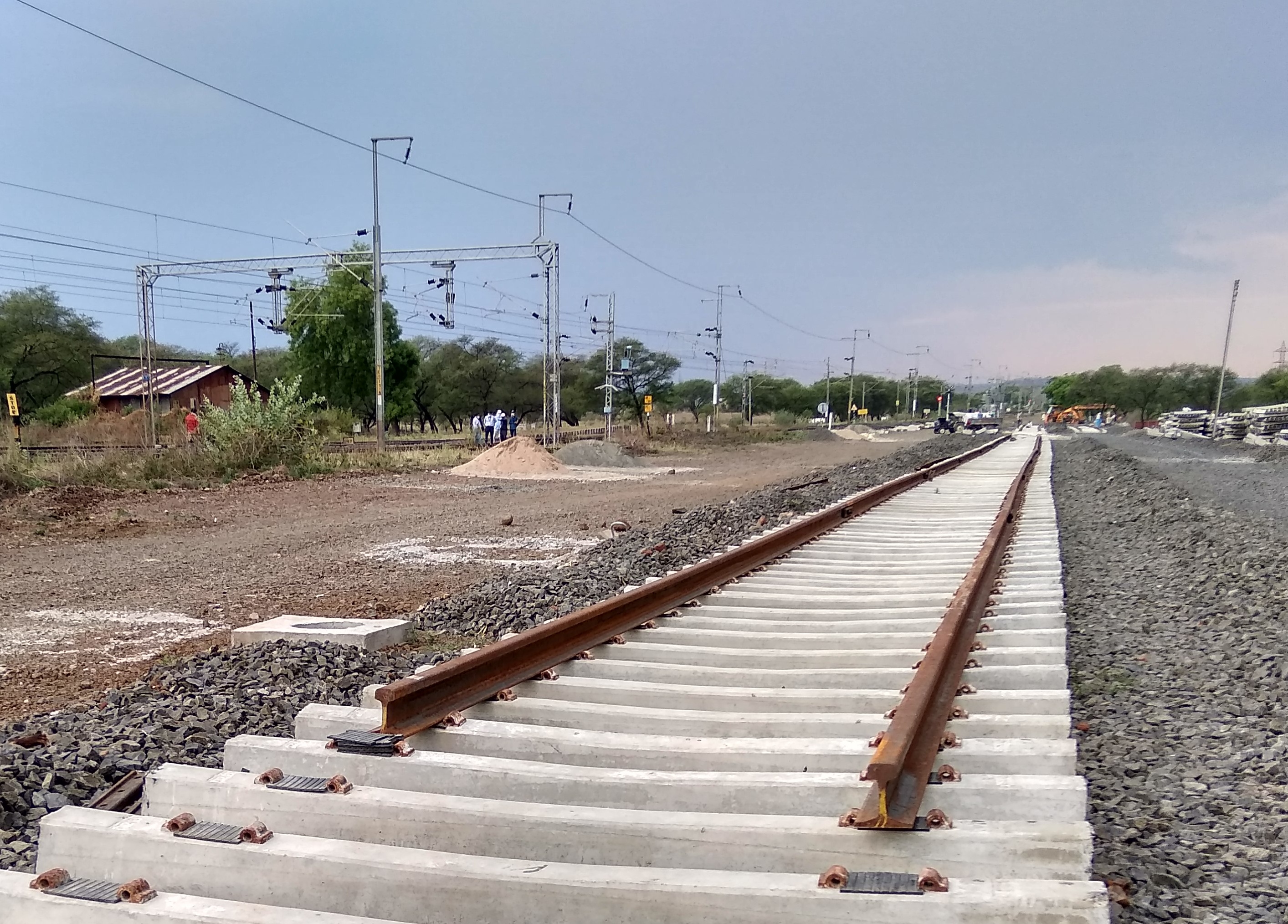 Third railway line being laid from Itarsi to Nagpur
