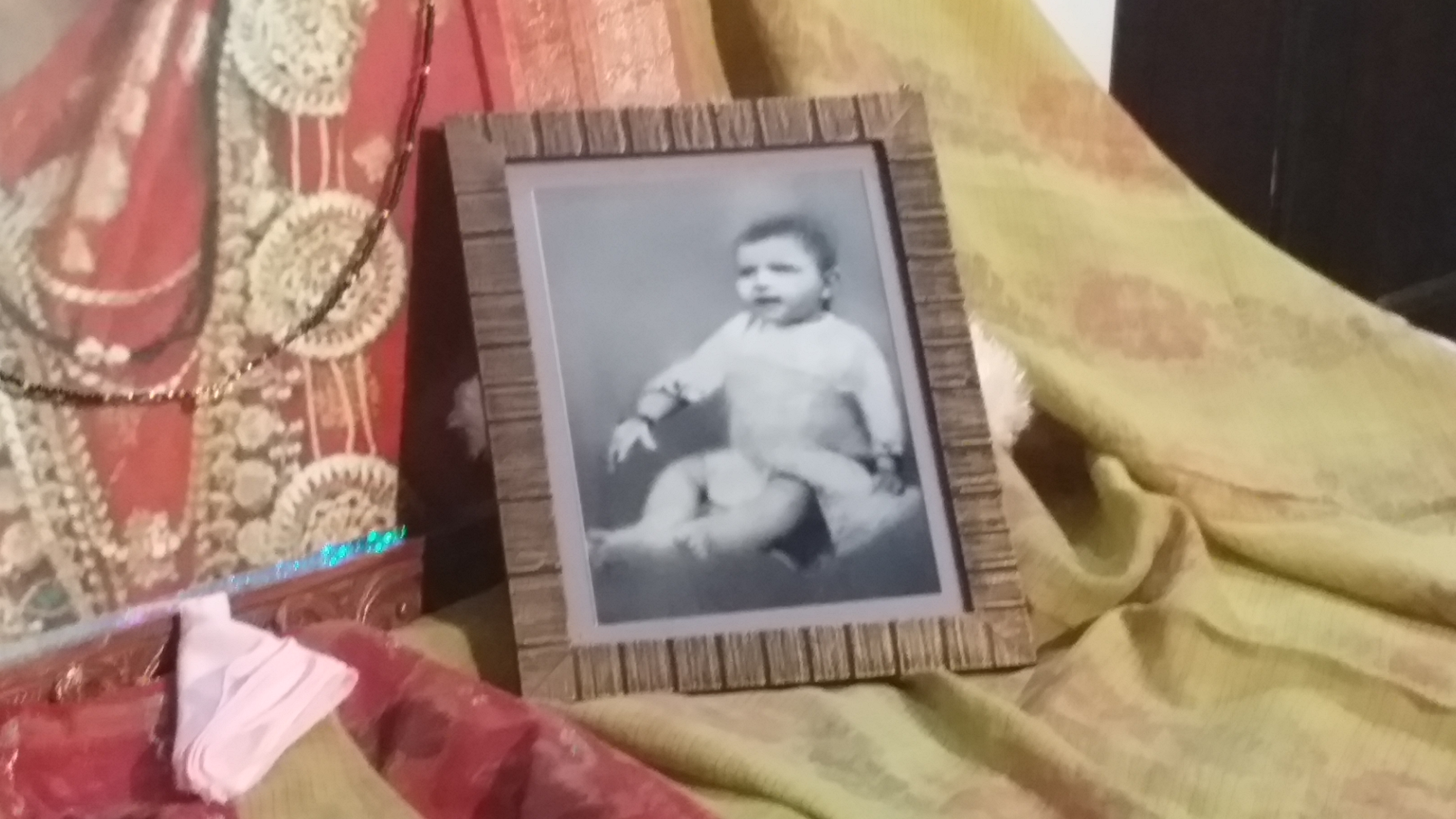 Childhood photo of Mata Nirmala Devi