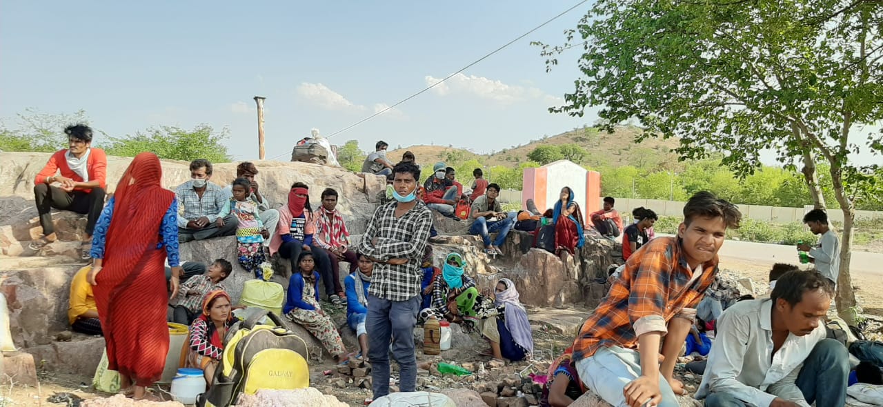 Poor facing lockdown in chhatrpur