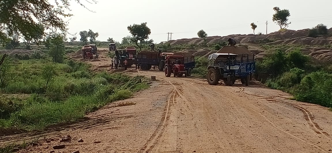 illegal sand mining