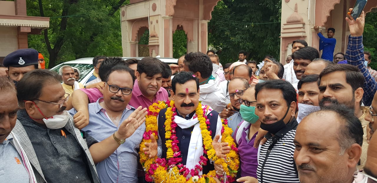 Home minister Narottam Mishra visited datia