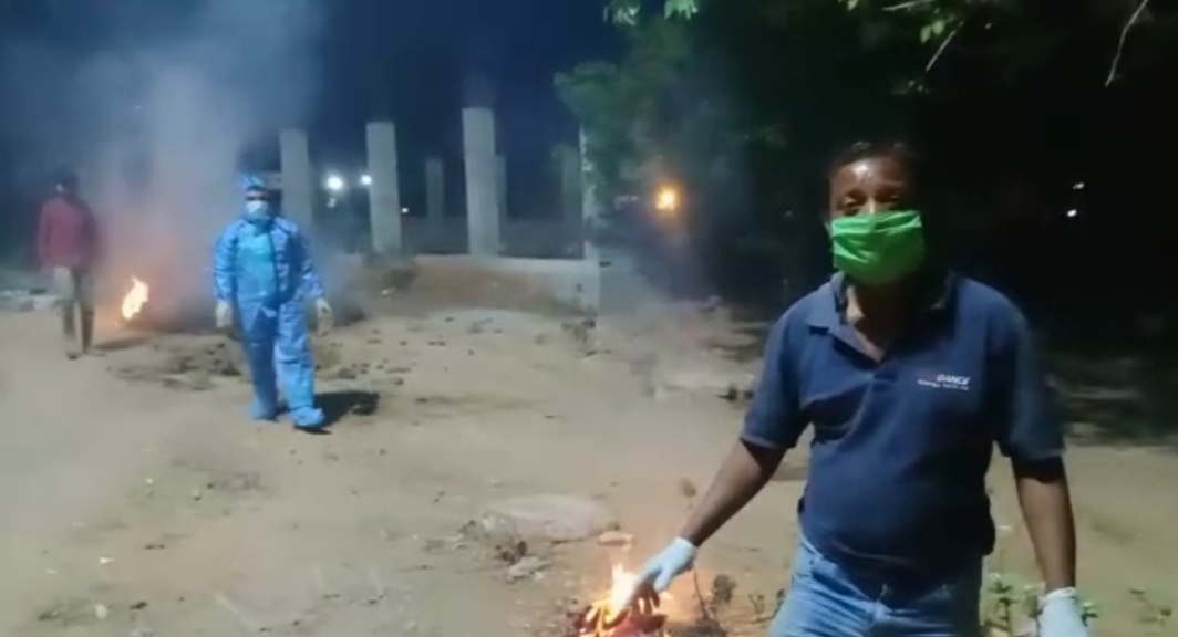 cremation of dead bodies