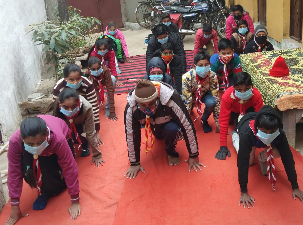 Scout guide gave message of health awareness in datia