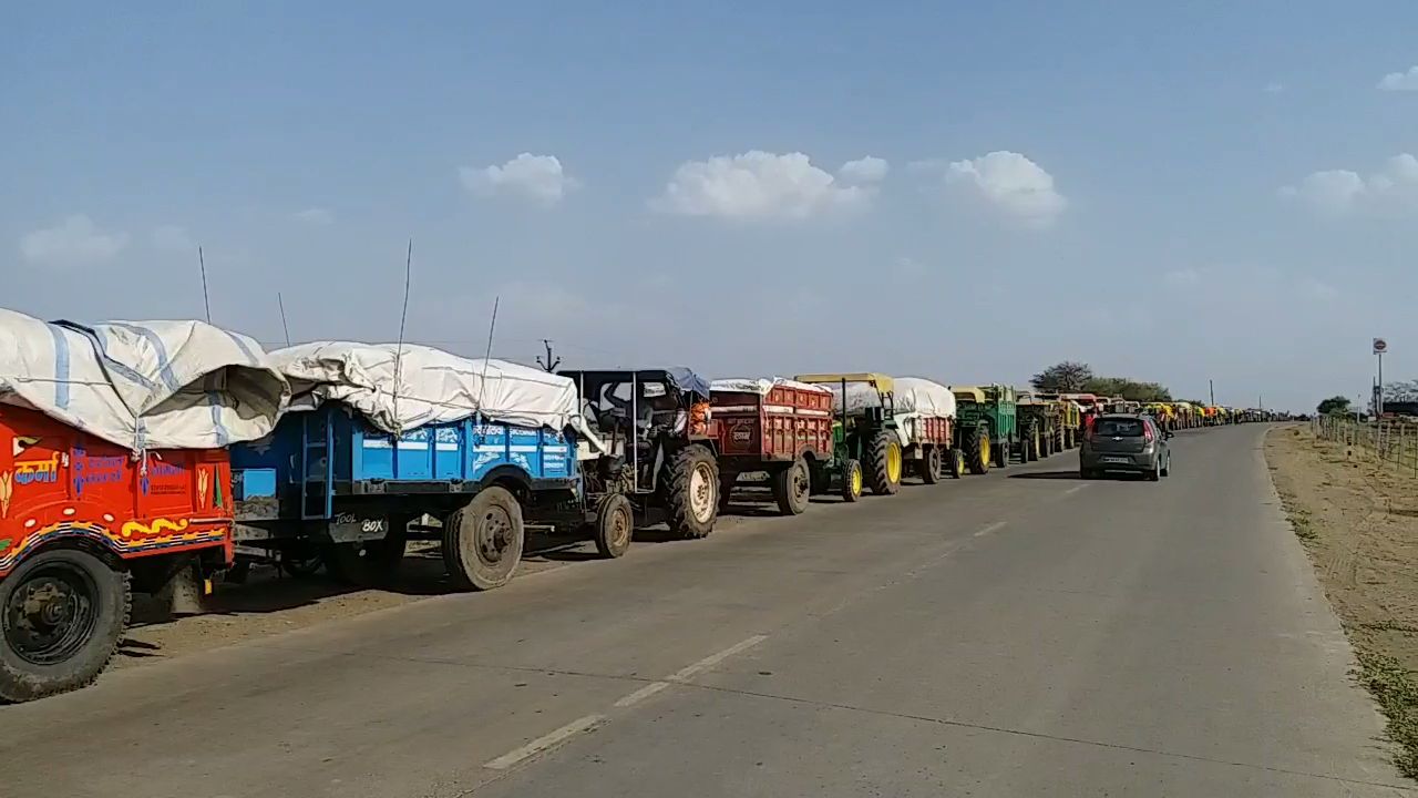 Purchasing wheat from farmers is not being done on time