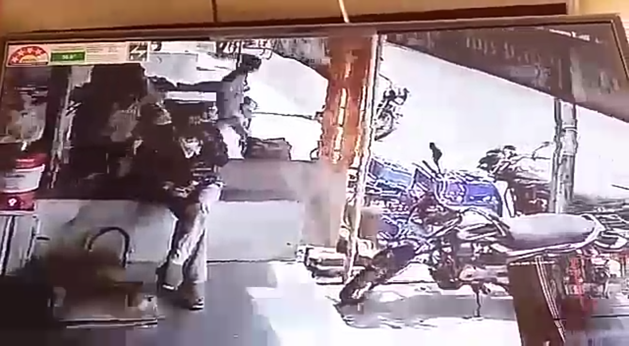 incident recorded in cctv