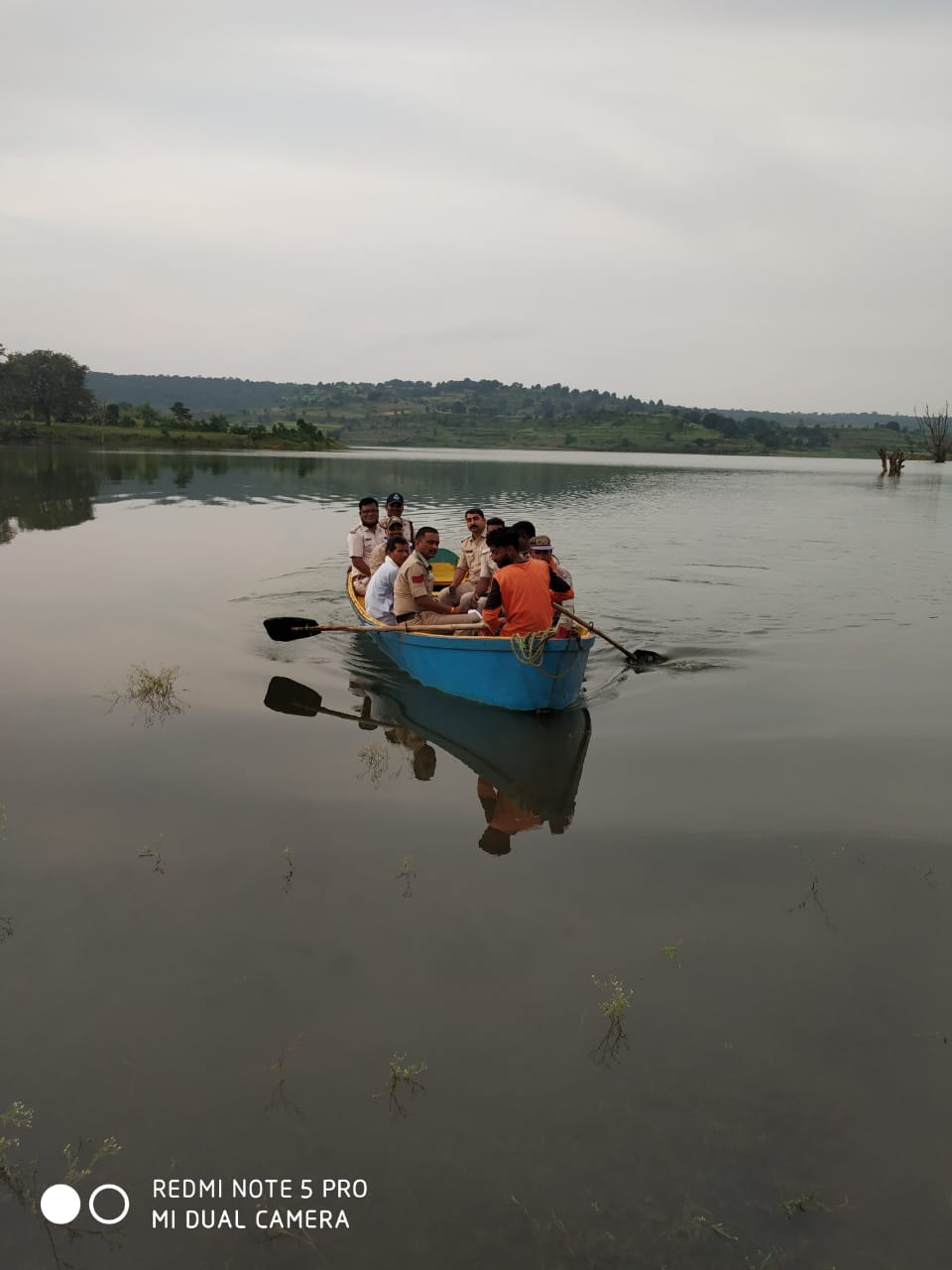 Police reached village after crossing river