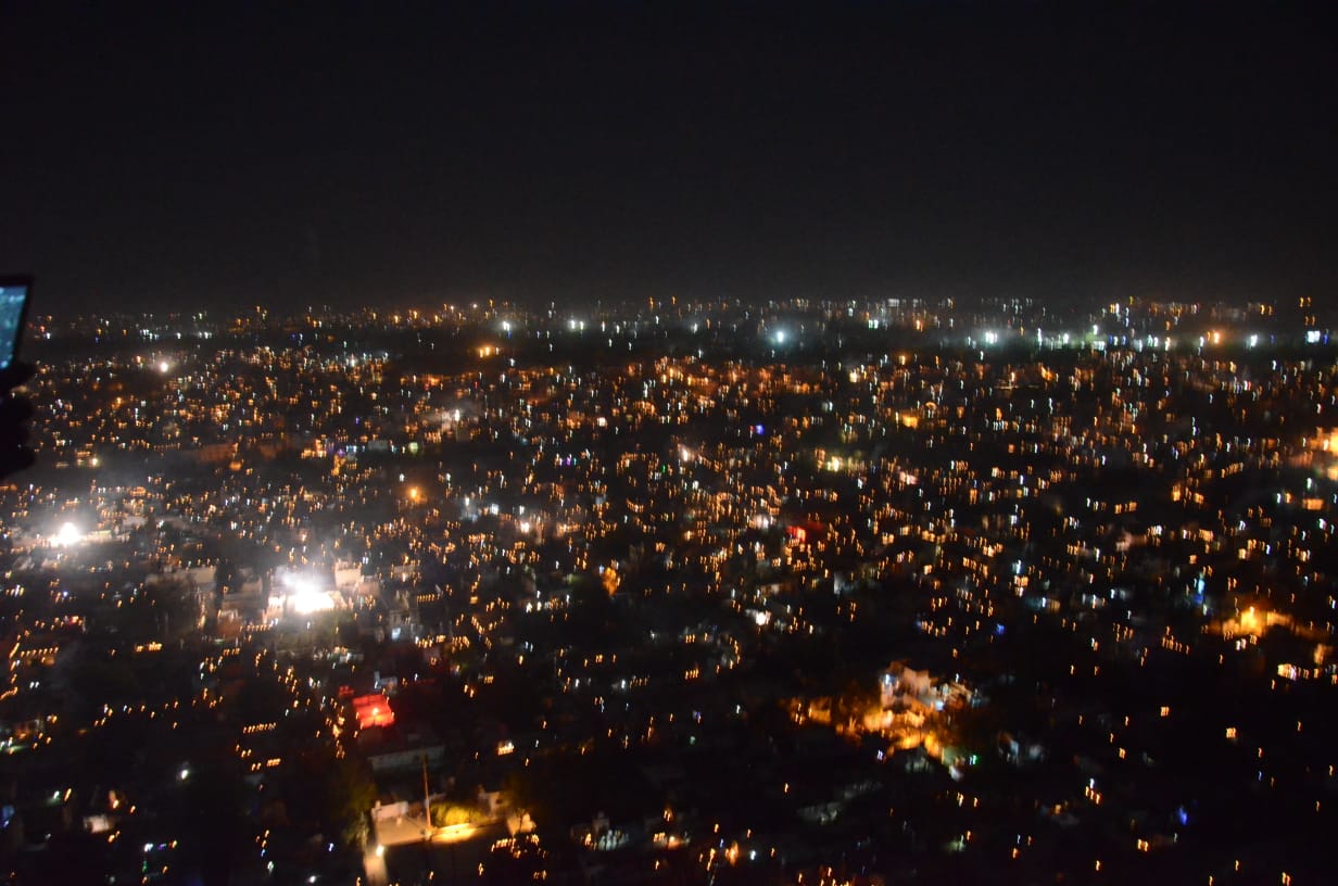 Entire city dipped in light in Gwalior