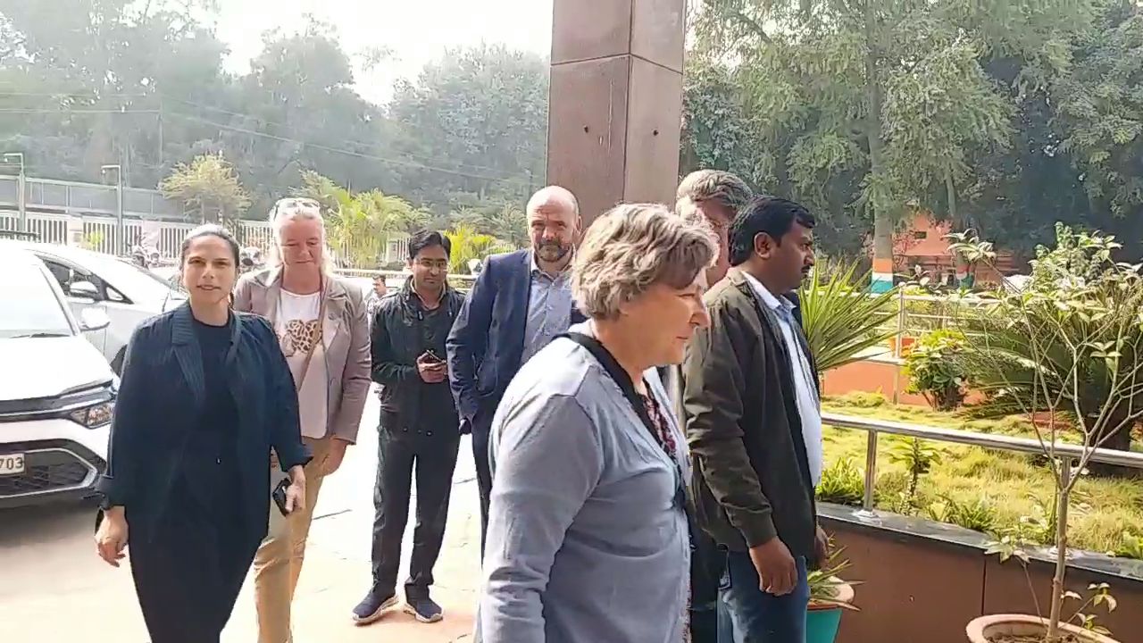 lubin team from europe visit gwalior