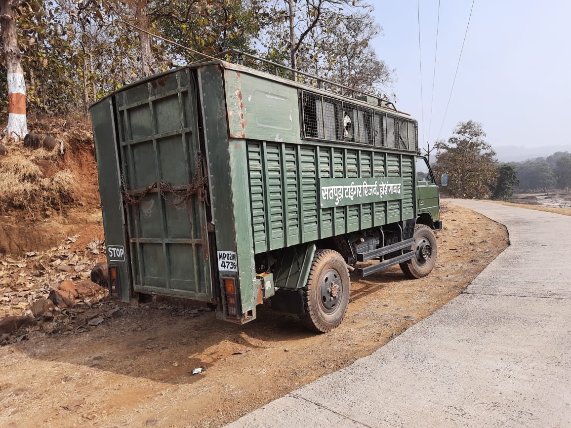 Forest department vehicle