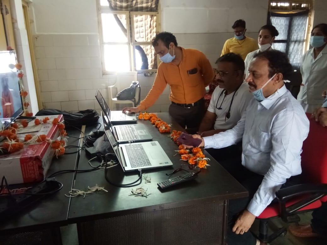 Kamal Patel inaugurated e-Sanjeevani in harda