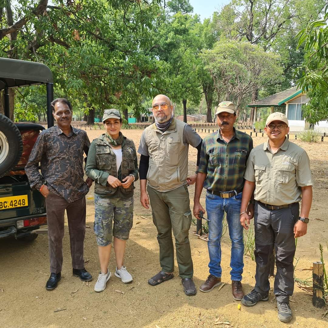 Raveena Tandon in Satpura National Park