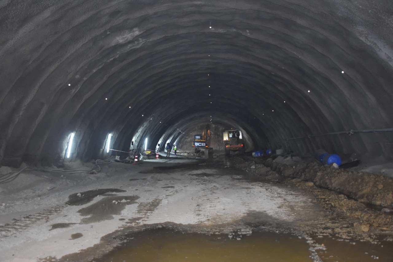 Tunnel construction work continues