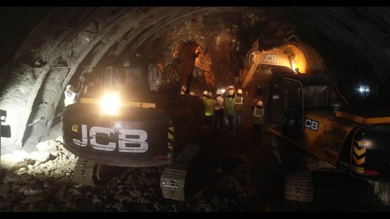 Tunnel construction work continues