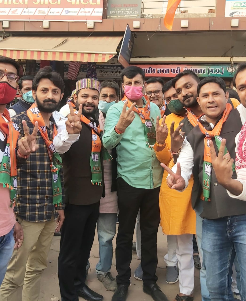 BJP activists celebrated